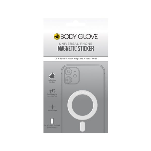 Body Glove Universal Magsafe White Magnetic Sticker to make your cover MagSafe.