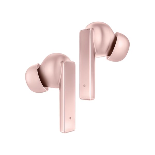 Burtone Bluetooth Wireless Metal Series Audio Universal Earphones Pink Earbuds