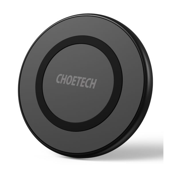 Choetech 10W Fast Wireless Charging Pad Universal Desktop Plate Charger Black