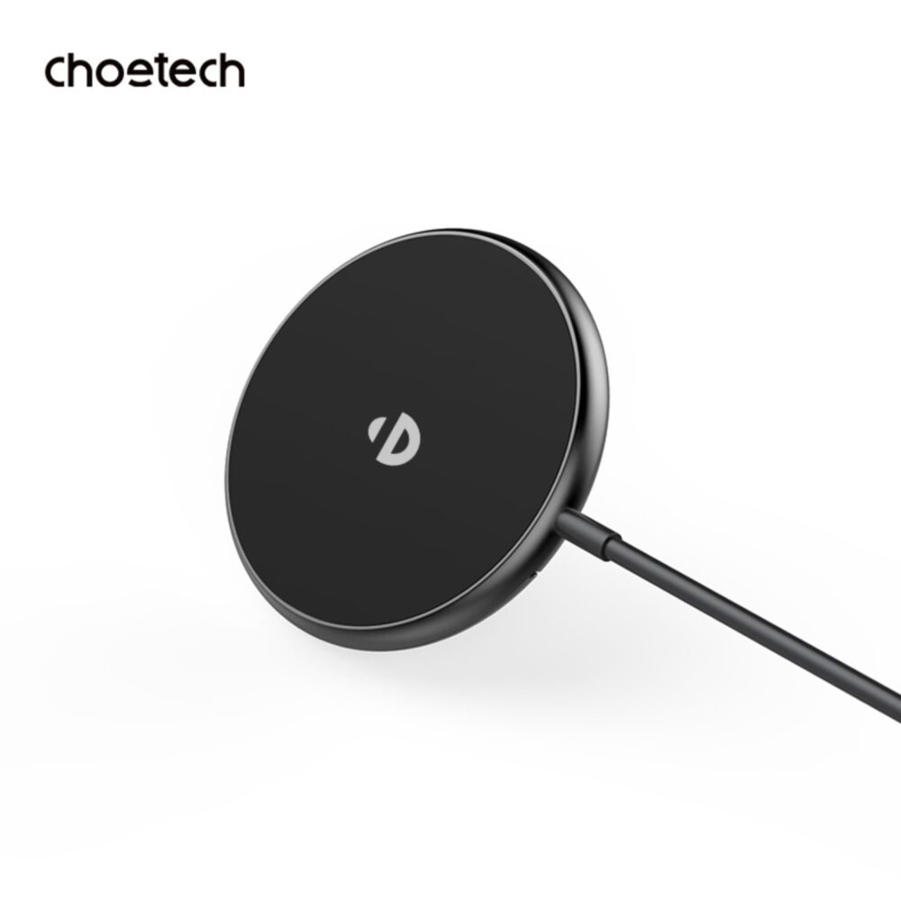Choetech 15W Magnetic Wireless Charger - Black