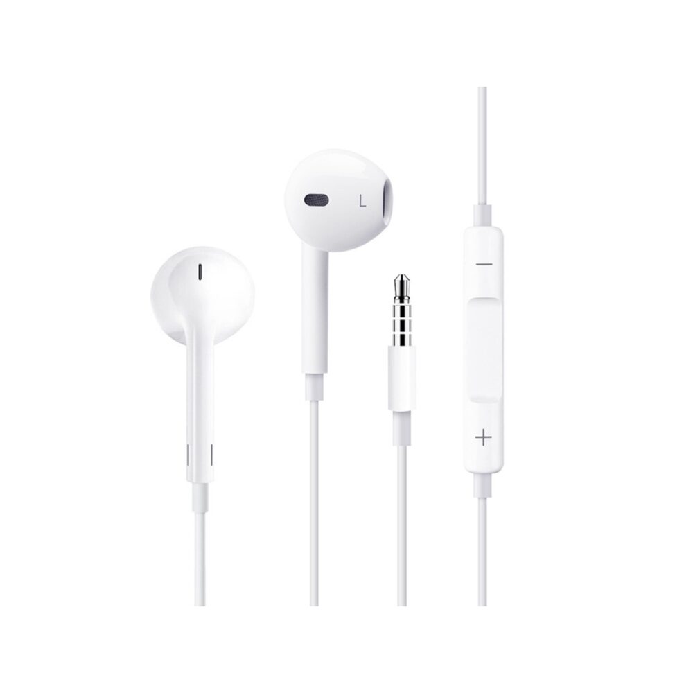 Stay connected and enjoy your music with the Loopd Lite White 1.2 Meter 3.5mm Wired Earphones and built-in microphone.