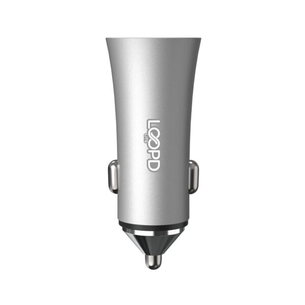 This 20W LOOPD Lite Dual PD Fast Charge Car Charger is great for charging your device while travelling.