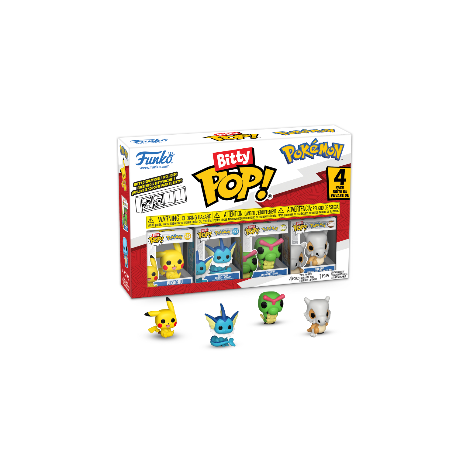 Pokémon Funko Bitty Pop Series 1 – 4 Pack - Image 2