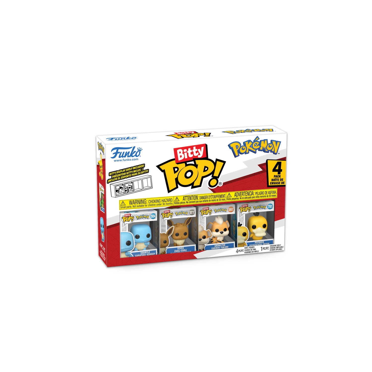 Pokémon Funko Bitty Pop Series 4 – 4 Pack