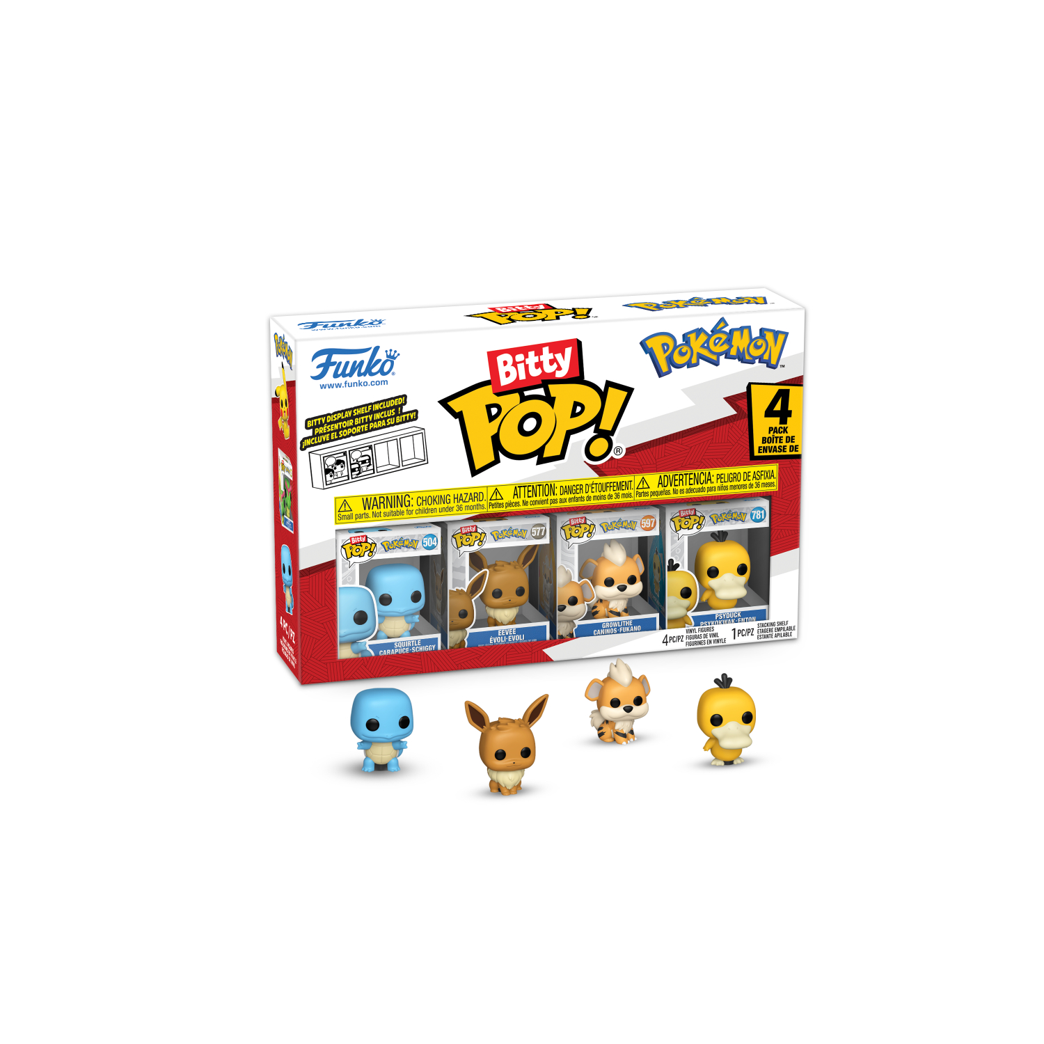 Pokémon Funko Bitty Pop Series 4 – 4 Pack - Image 2