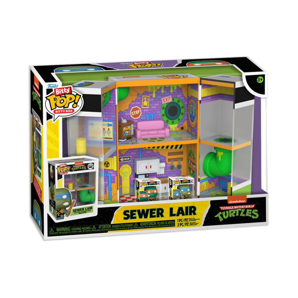 Sewer Lair – Teenage Mutant Ninja Turtles (TMNT) Funko Bitty Pop Bitty Box