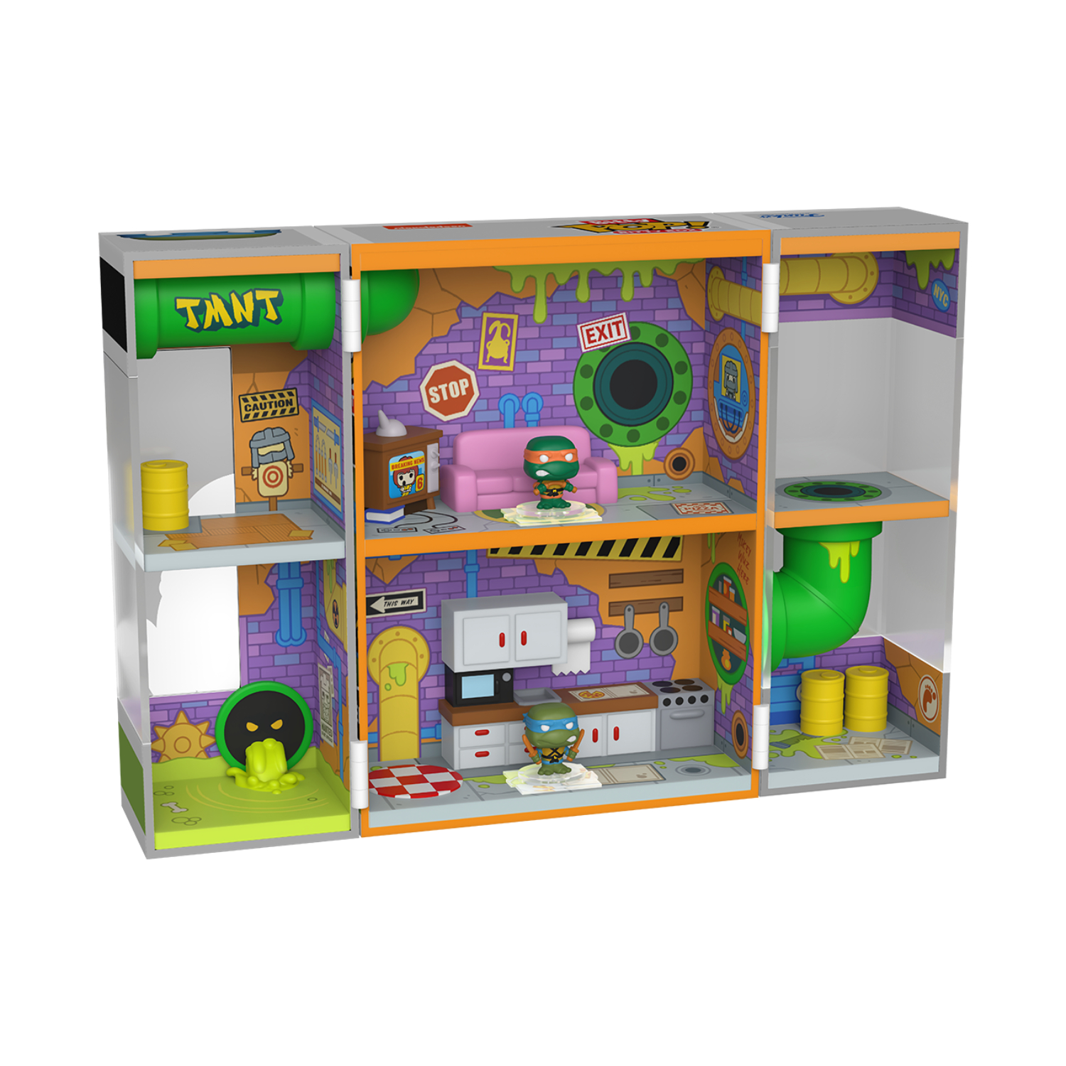 Sewer Lair – Teenage Mutant Ninja Turtles (TMNT) Funko Bitty Pop Bitty Box - Image 2