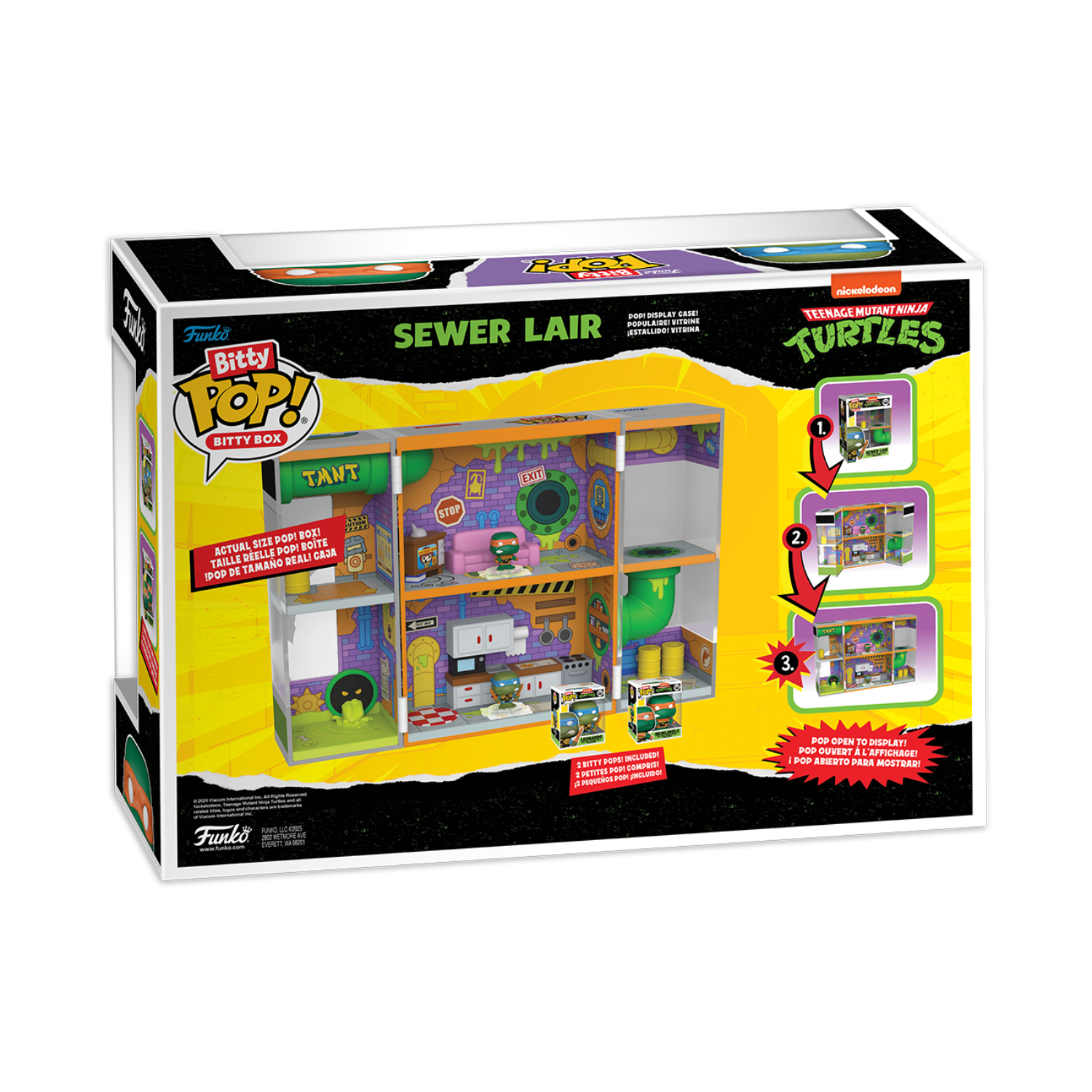 Sewer Lair – Teenage Mutant Ninja Turtles (TMNT) Funko Bitty Pop Bitty Box - Image 3