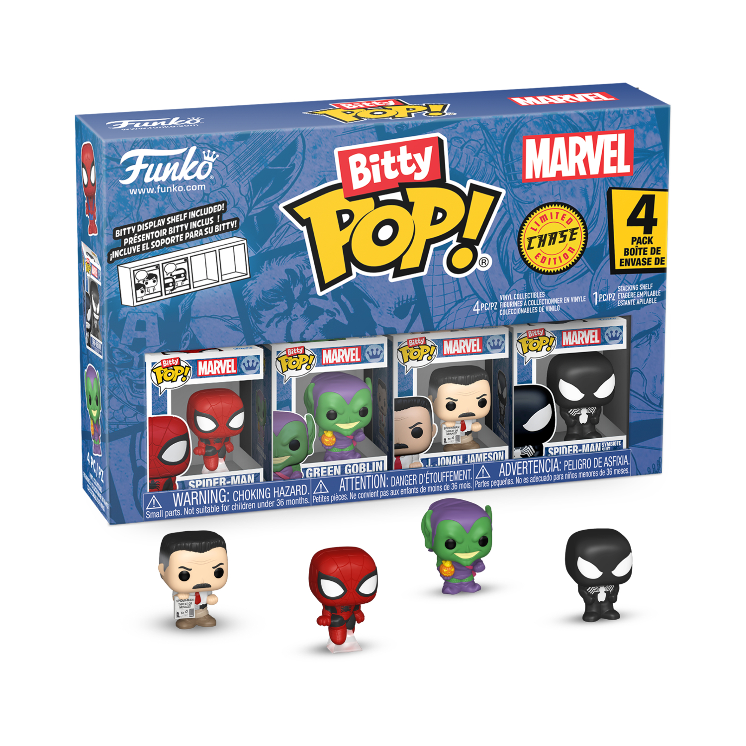 Spider-Man Funko Bitty Pop Series 1 – 4 Pack - Image 2