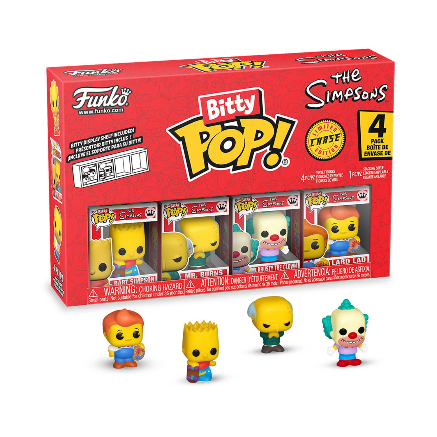 The Simpsons Funko Bitty Pop Series 1 – 4 Pack - Image 2