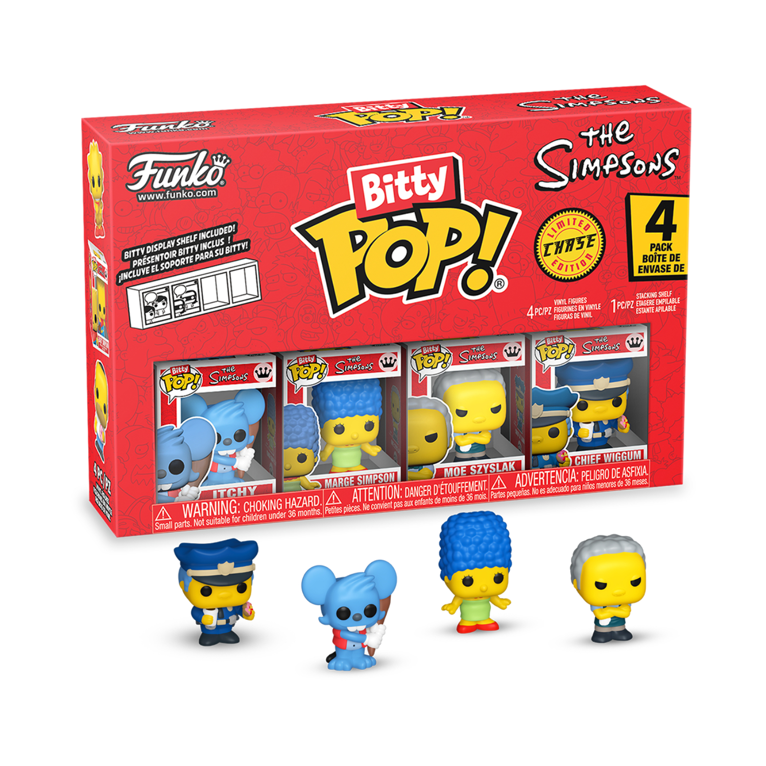 The Simpsons Funko Bitty Pop Series 2 – 4 Pack - Image 2