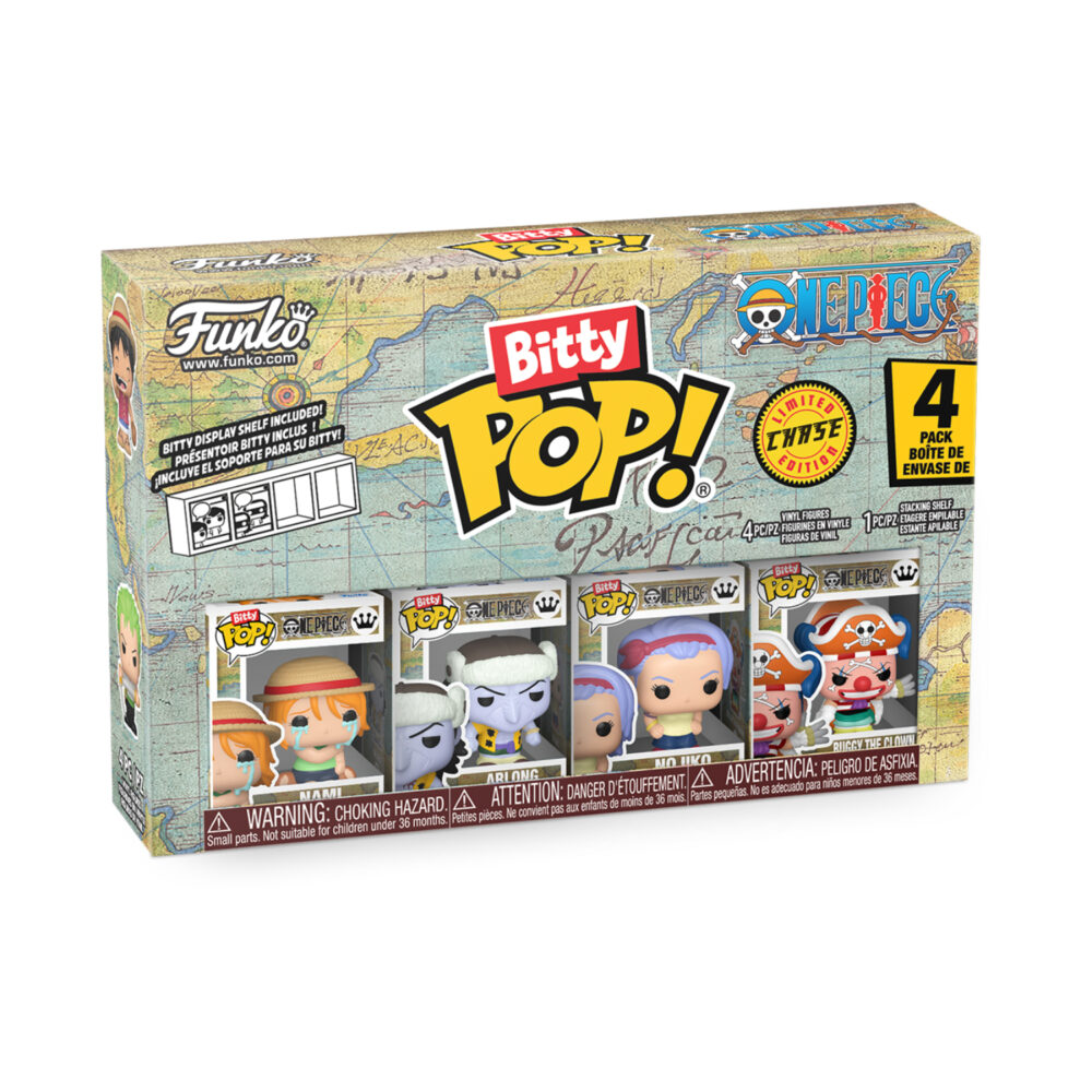 One Piece – Funko Bitty Pop Series 2 – 4 Pack – Limited Chase Edition