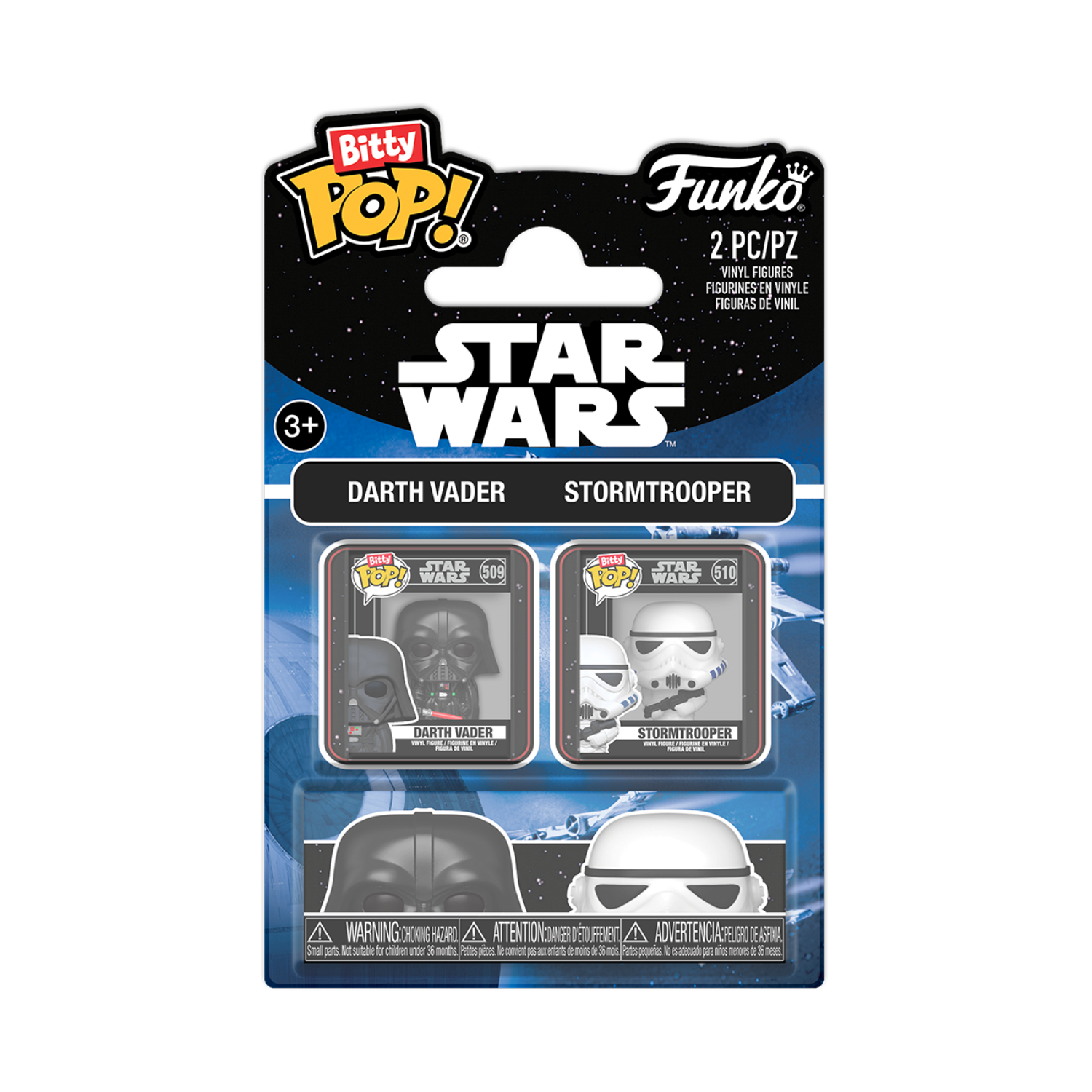 Darth Vader & Stormtrooper – Star Wars Funko Bitty Pop – 2 Pack