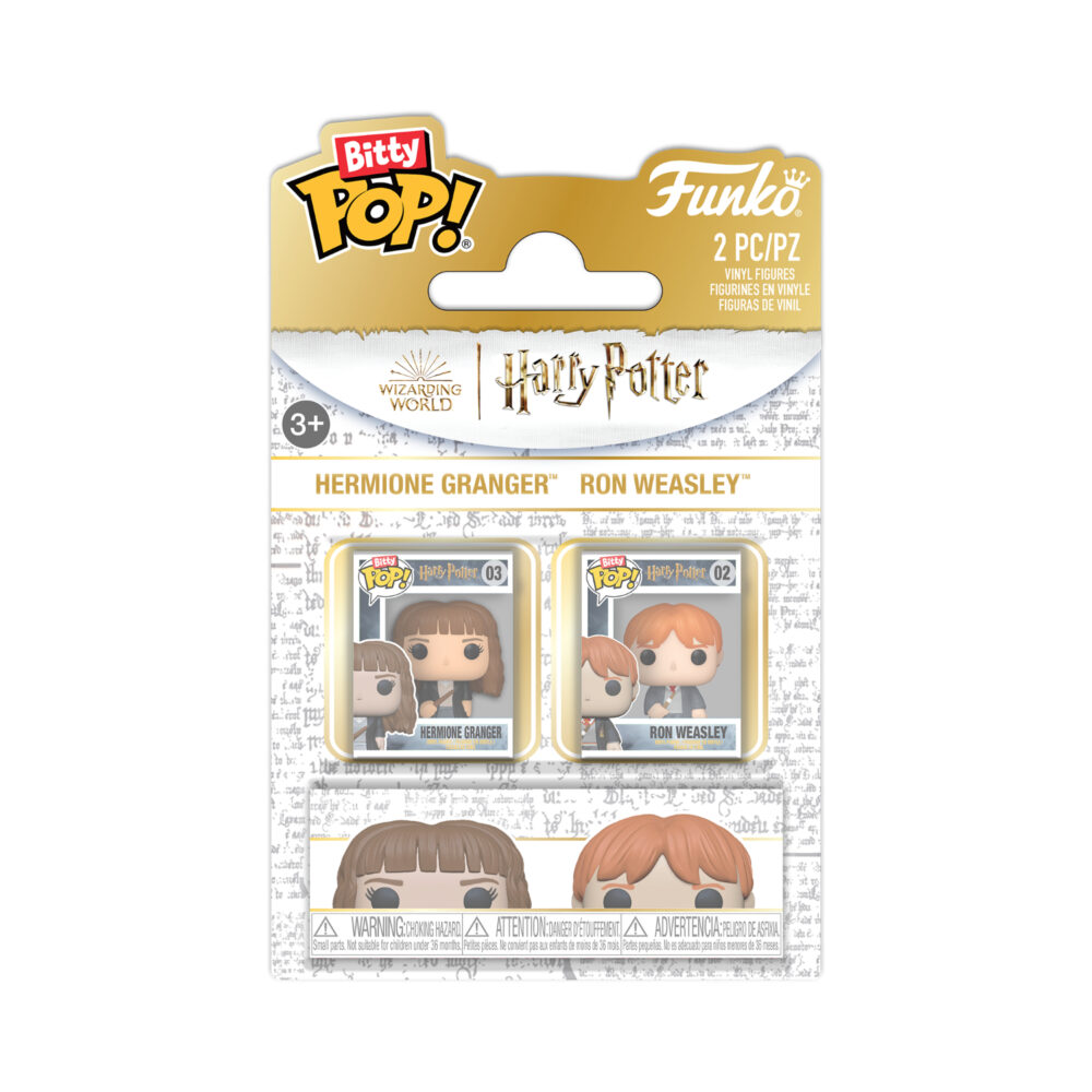 Hermione Granger & Ron Weasley – Harry Potter Funko Bitty Pop – 2 Pack
