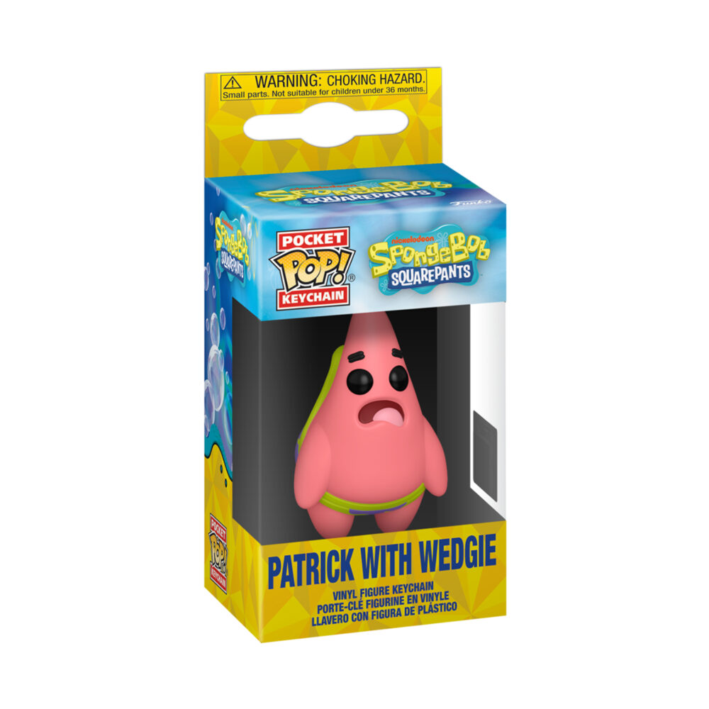 Patrick With Wedgie – SpongeBob SquarePants Funko Pop! Pocket Keychain
