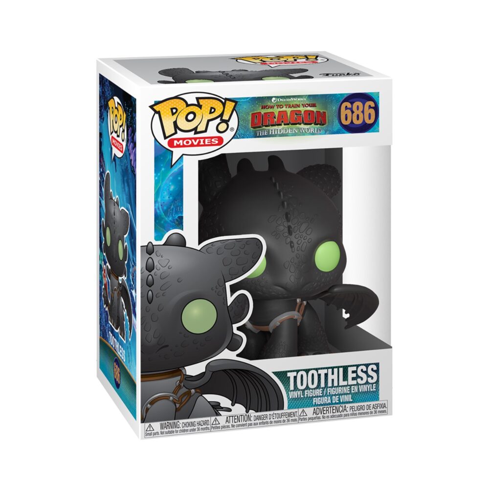 How to Train Your Dragon The Hidden World Toothless Funko Pop Figure