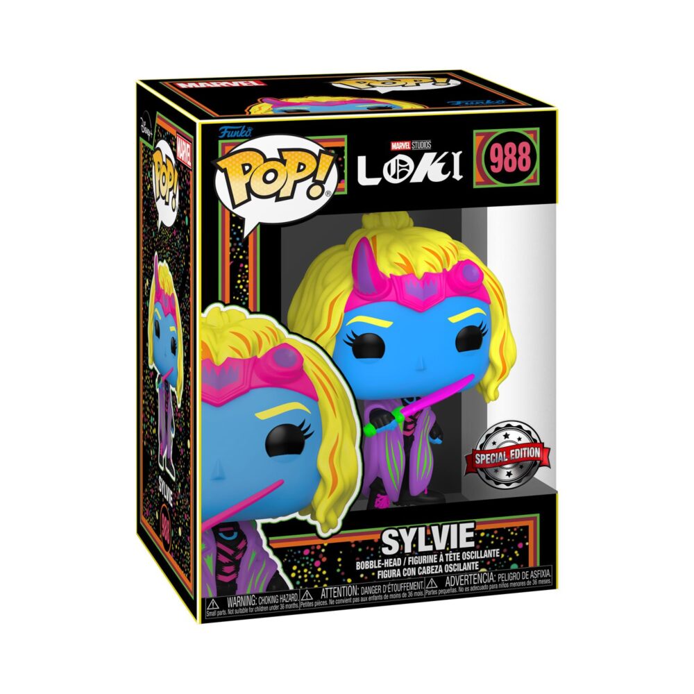 Funko POP Marvel Special Edition Bobble Head Collectible featuring Sylvie