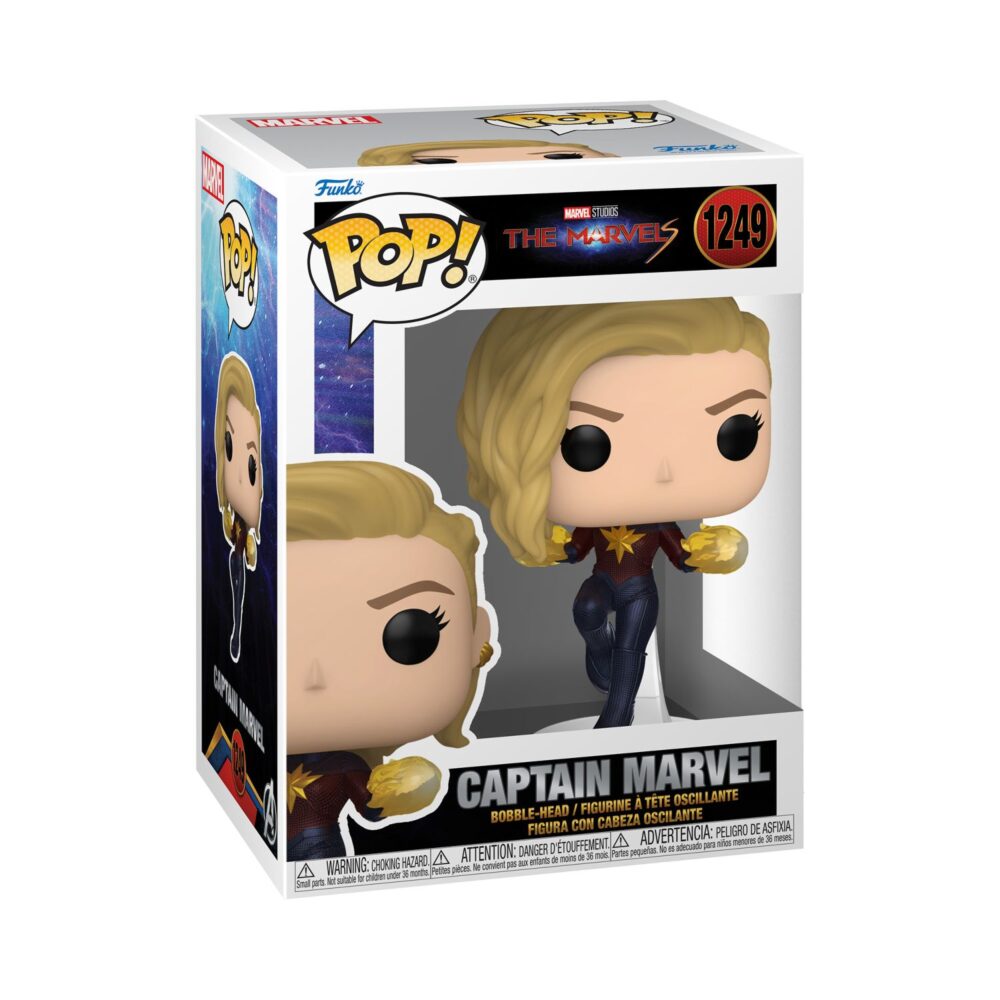 Captain Marvel – The Marvels Funko Pop Bobblehead Vinyl Figure #1249