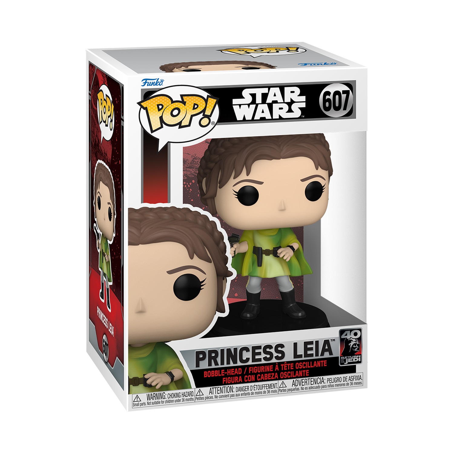 Celebrate the 40th Anniversary of Return of the Jedi with the most stellar fandom of all! Pop! Princess Leia is ready to lead the Rebels on the Battle of Endor!