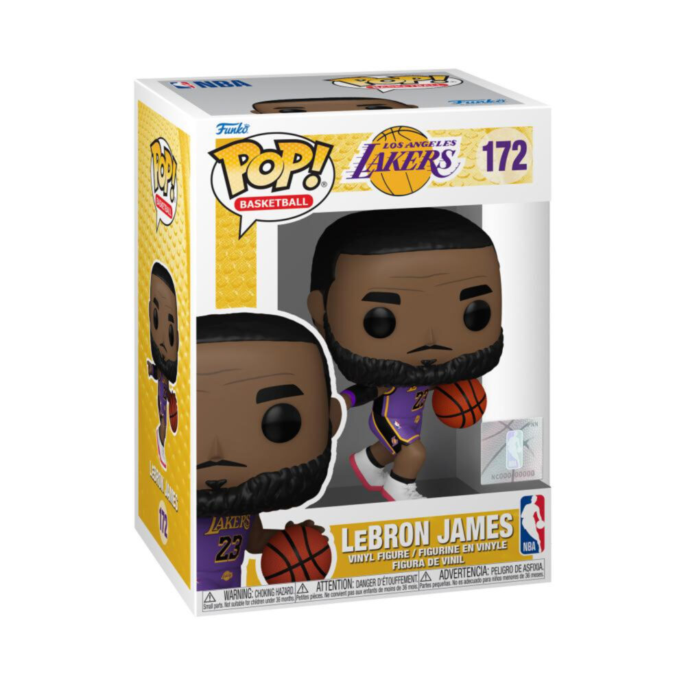 Los Angeles Lakers Lebron James Basketball Funko Pop Figure