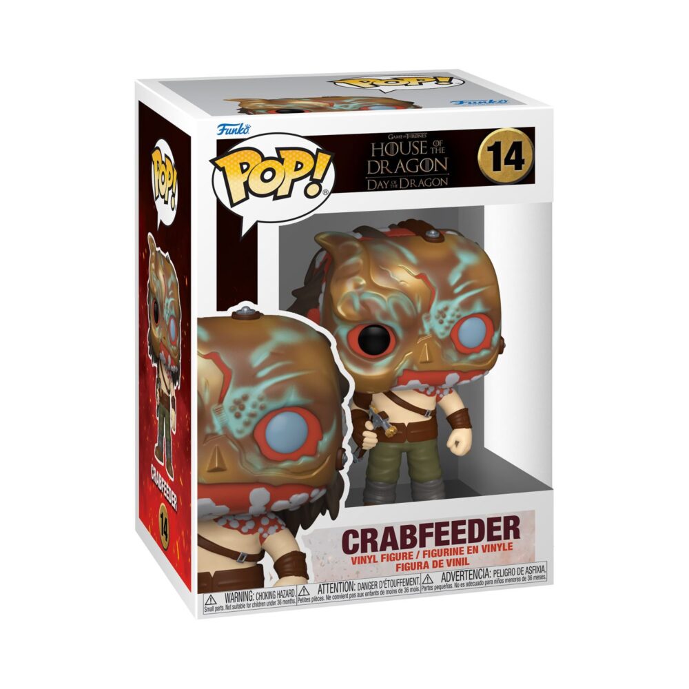Step into the realm of Game of Thrones: with the latest Crabfeeder Funko Pop! vinyl House of the Dragon Figure.