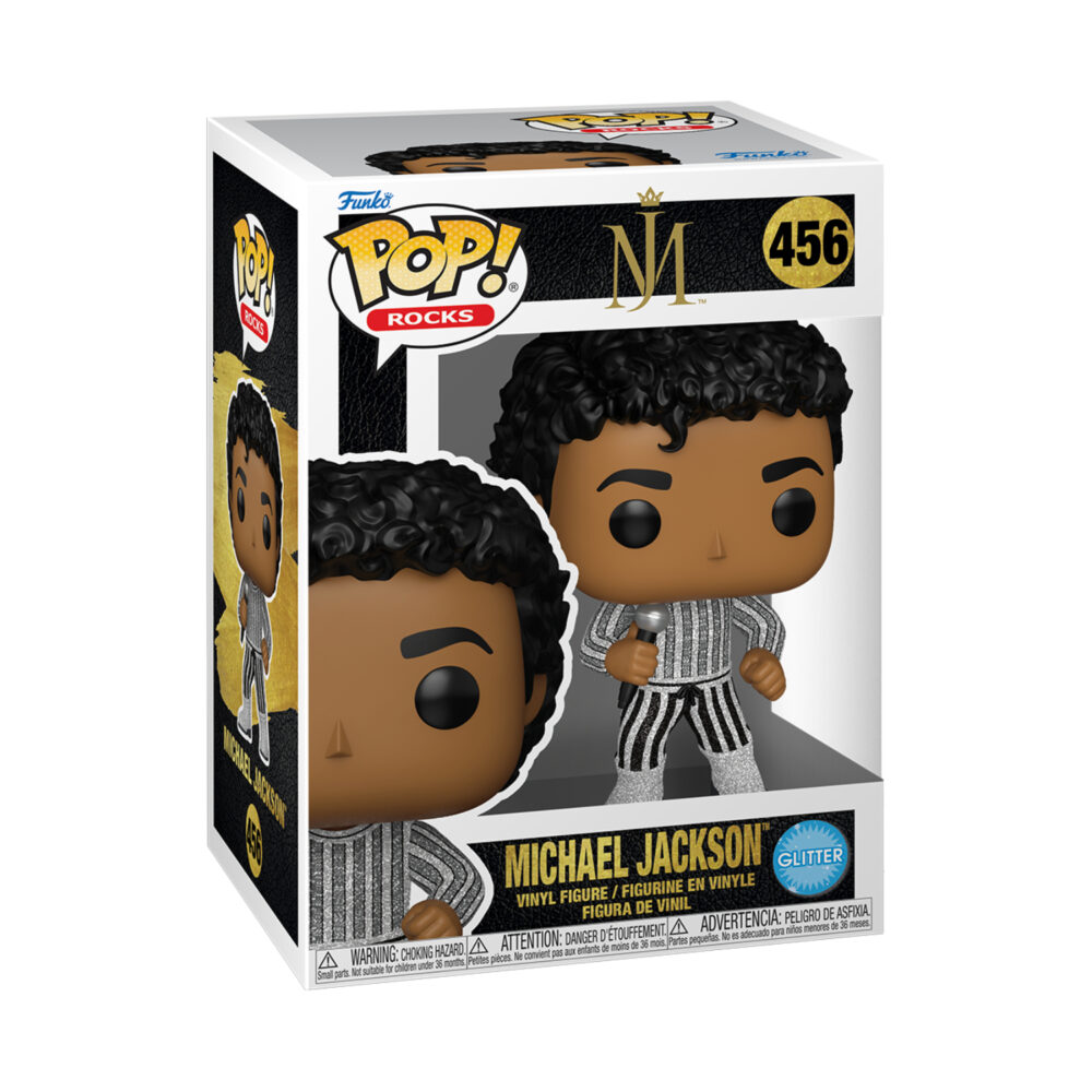 Michael Jackson (Rock With You) – Funko Pop Rocks Vinyl Figure (Glitter) #456