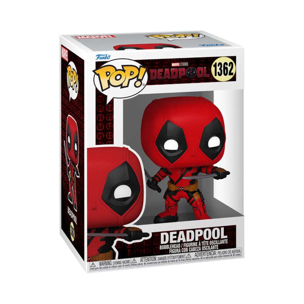 Marvel Studios Deadpool Funko Pop Bobblehead Figurine #1362