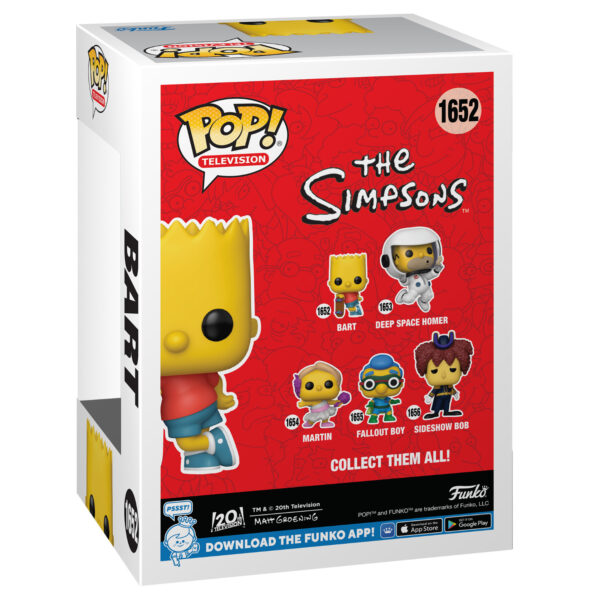 The Simpsons - Bart Funko Pop Vinyl Figure 1652 - Image 2