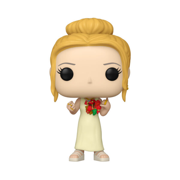 Unboxed view of Phoebe Buffay in Yellow Dress Funko Pop Vinyl Figure.