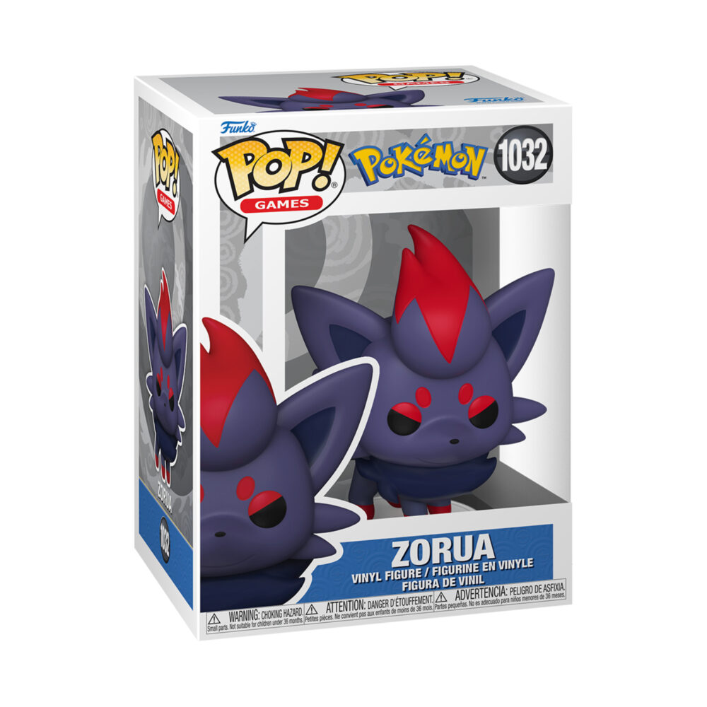 Packaged View of Zorua Funko Pop #1032 – Pokémon Funko Pop Figure