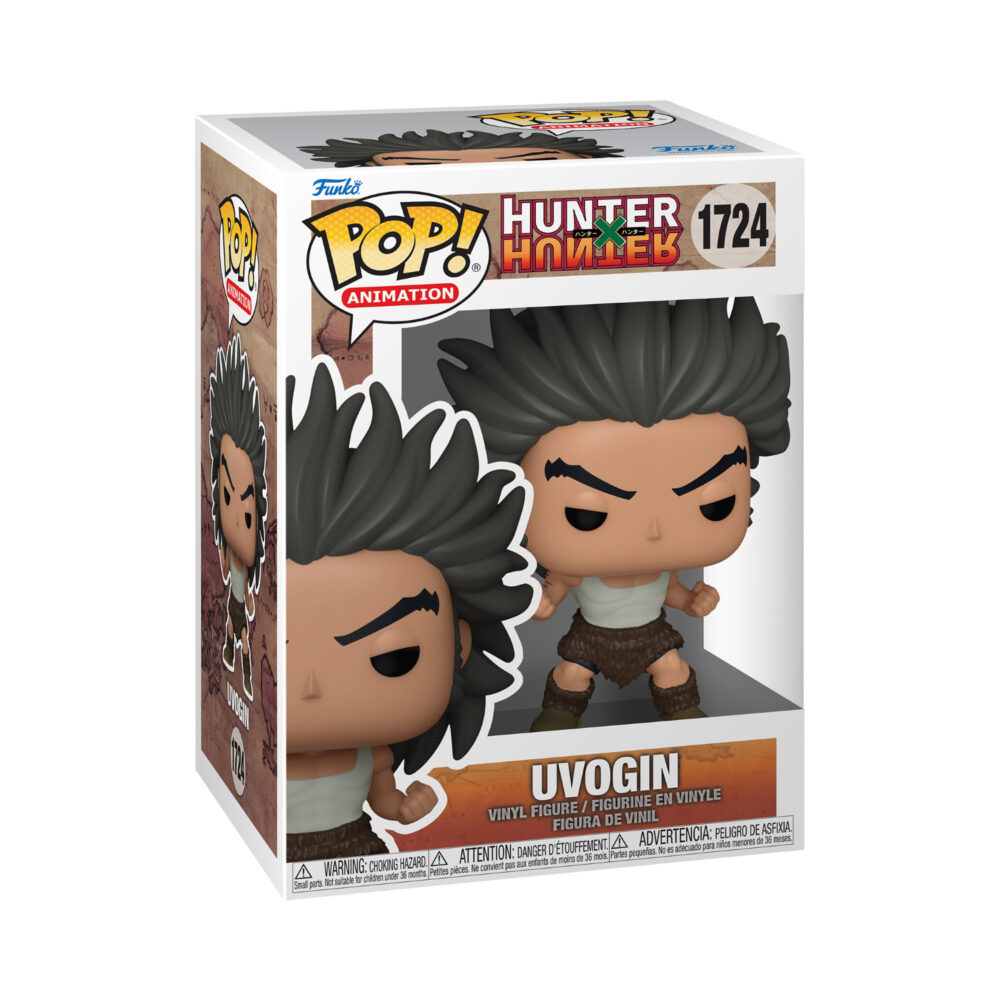 Uvogin Phantom Troupe Funko Pop figure in packaging, showing front-facing details.