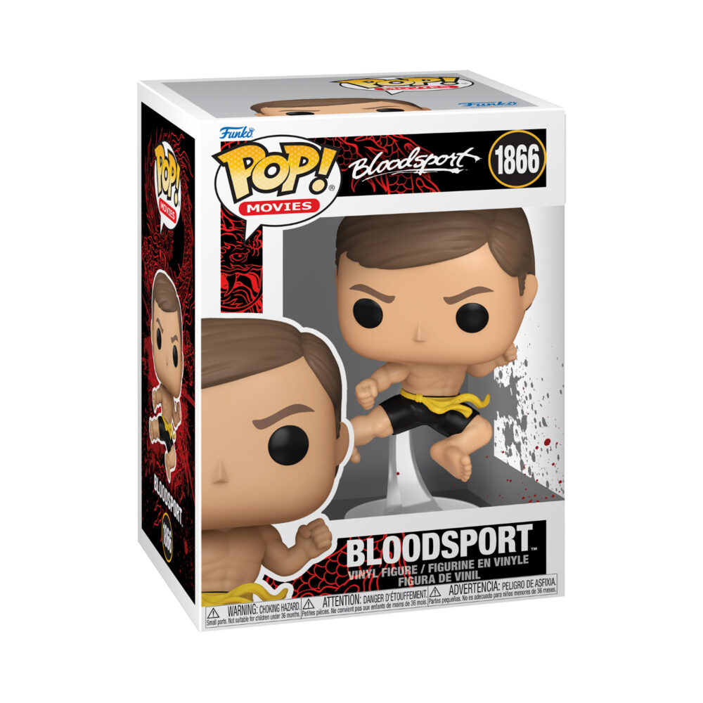 Front view of the Bloodsport Funko Pop Vinyl Figure, packaged in its window display box.