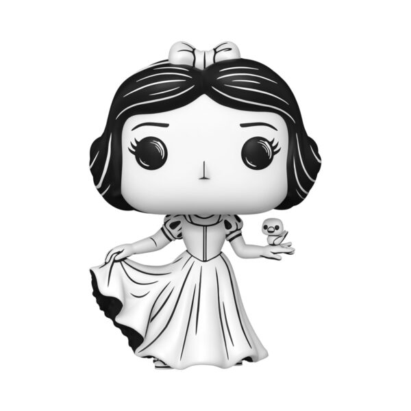 Front view of the Snow White Sketched Funko Pop Vinyl Figure unboxed