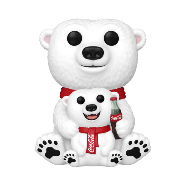 Coca-Cola-Coca-Cola Polar Bear With Cub Funko Pop Vinyl Figure Ad Icons 241 - Image 3