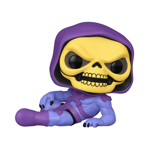 Skeletor Facts Meme Funko Pop Vinyl Figure unboxed, standing upright, highlighting its intricate design and humorous expression.