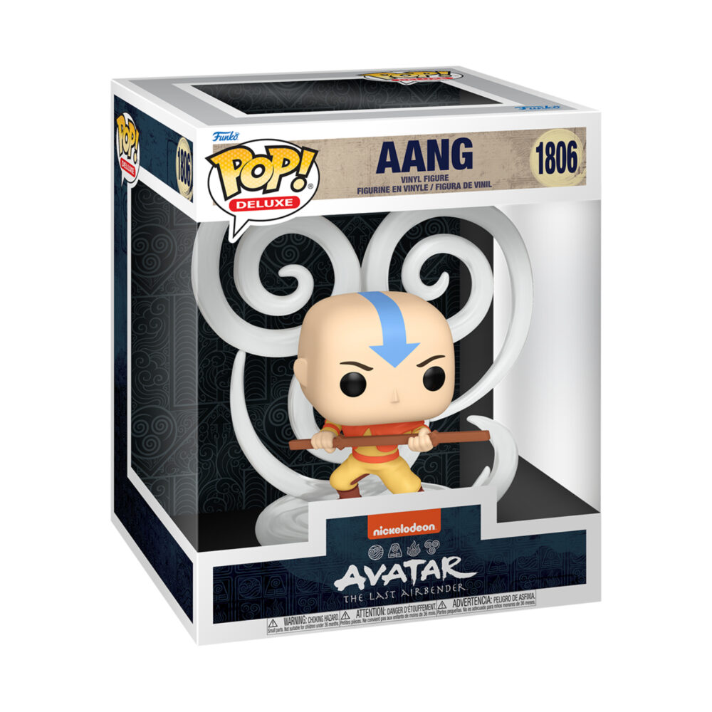 Packaged View of Aang Funko Pop #1806 – Avatar Deluxe Funko Pop Figure