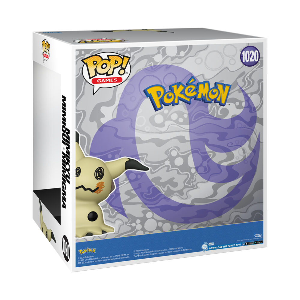 Back View of Mimikyu Funko Pop #1020 – Special Edition Vinyl Pop Figure