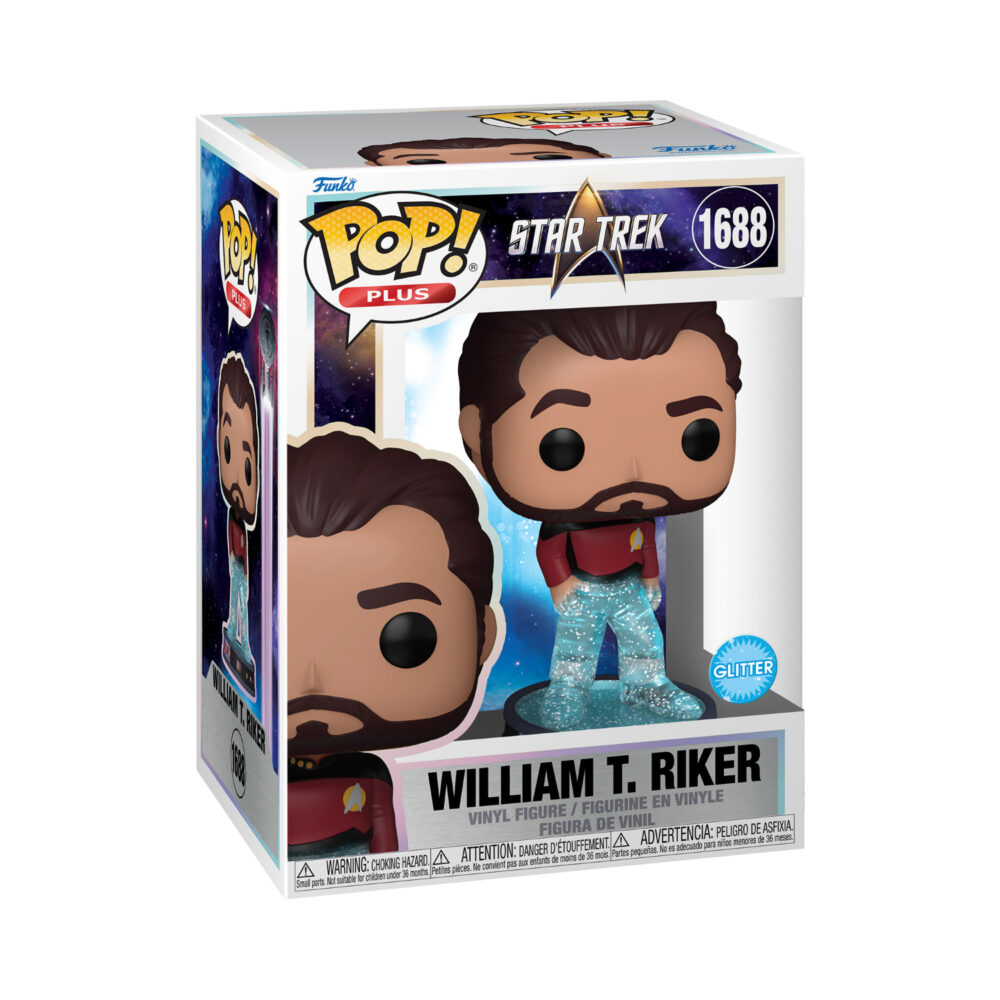 William T. Riker – Star Trek Funko Pop Vinyl Figure (Glitter) #1688