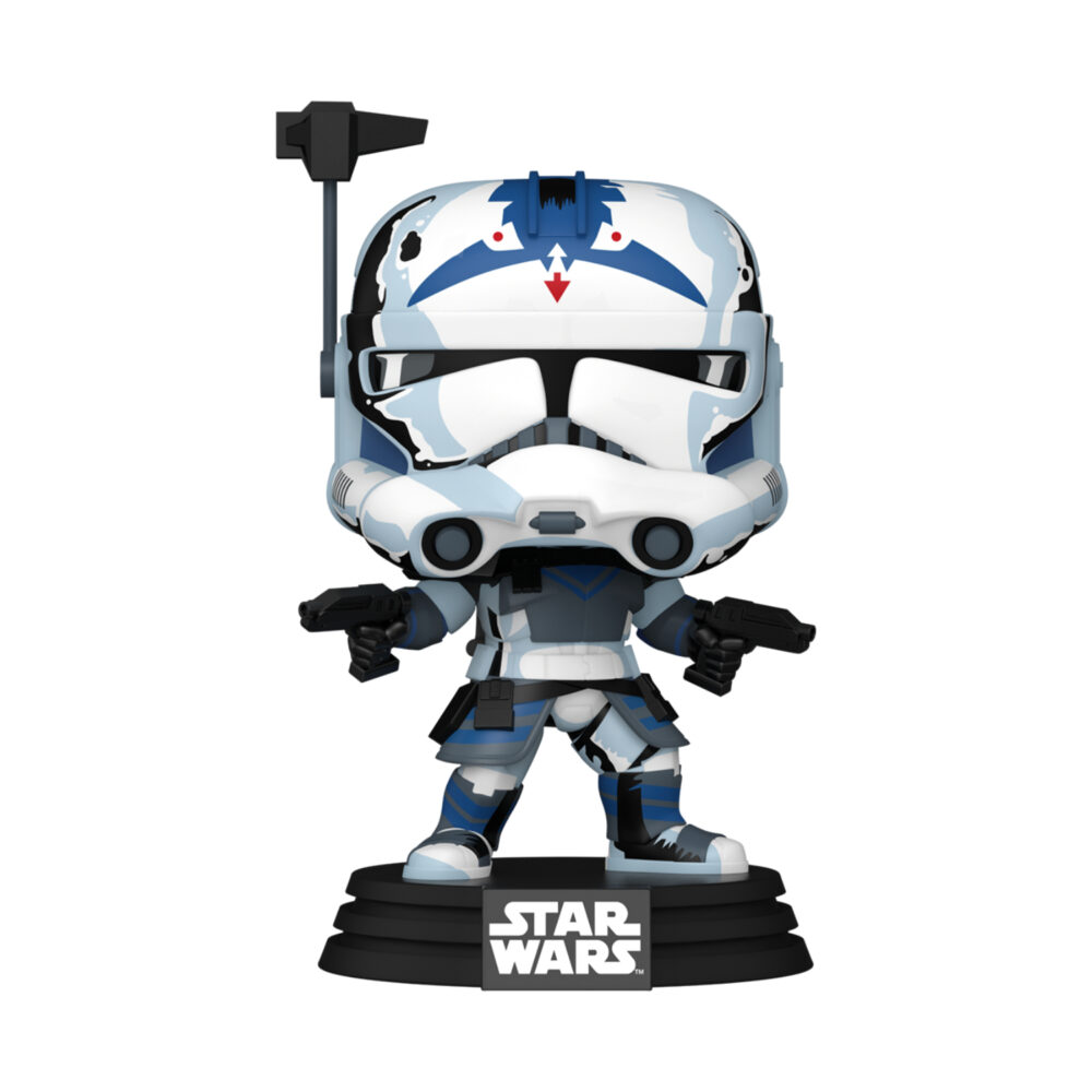 Unboxed Star Wars Funko Pop Clone Trooper Fives Retro collectible bobblehead vinyl figure #768 displaying detailed features.