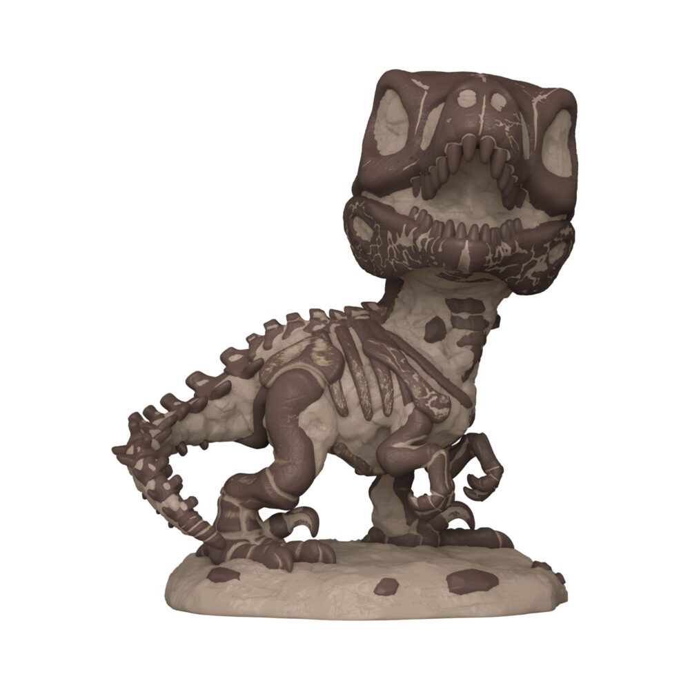 Front view of Velociraptor Funko Pop #1733, a Jurassic World Funko Pop vinyl figure.