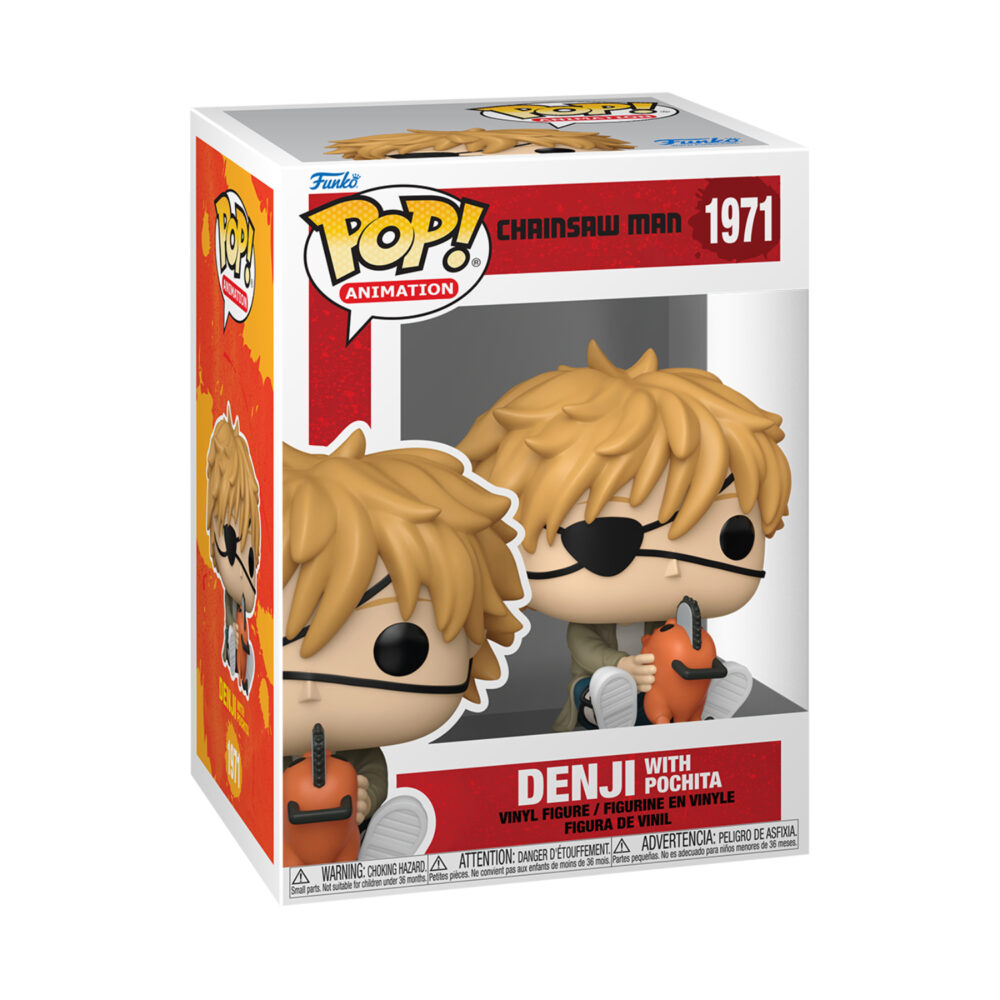Denji with Pochita – Chainsaw Man Funko Pop Vinyl Figure #1971