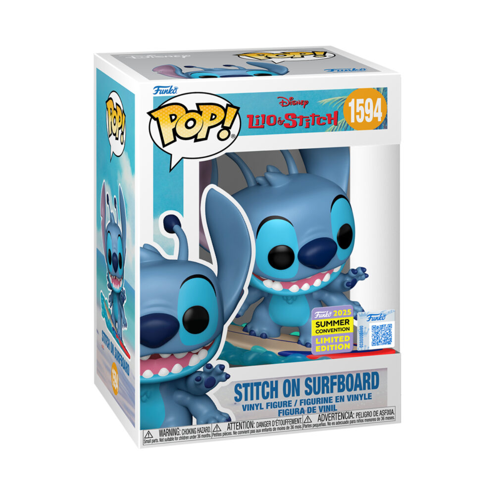 Stitch on Surfboard – Lilo & Stitch Funko Pop Vinyl Figure – Special Edition #1594