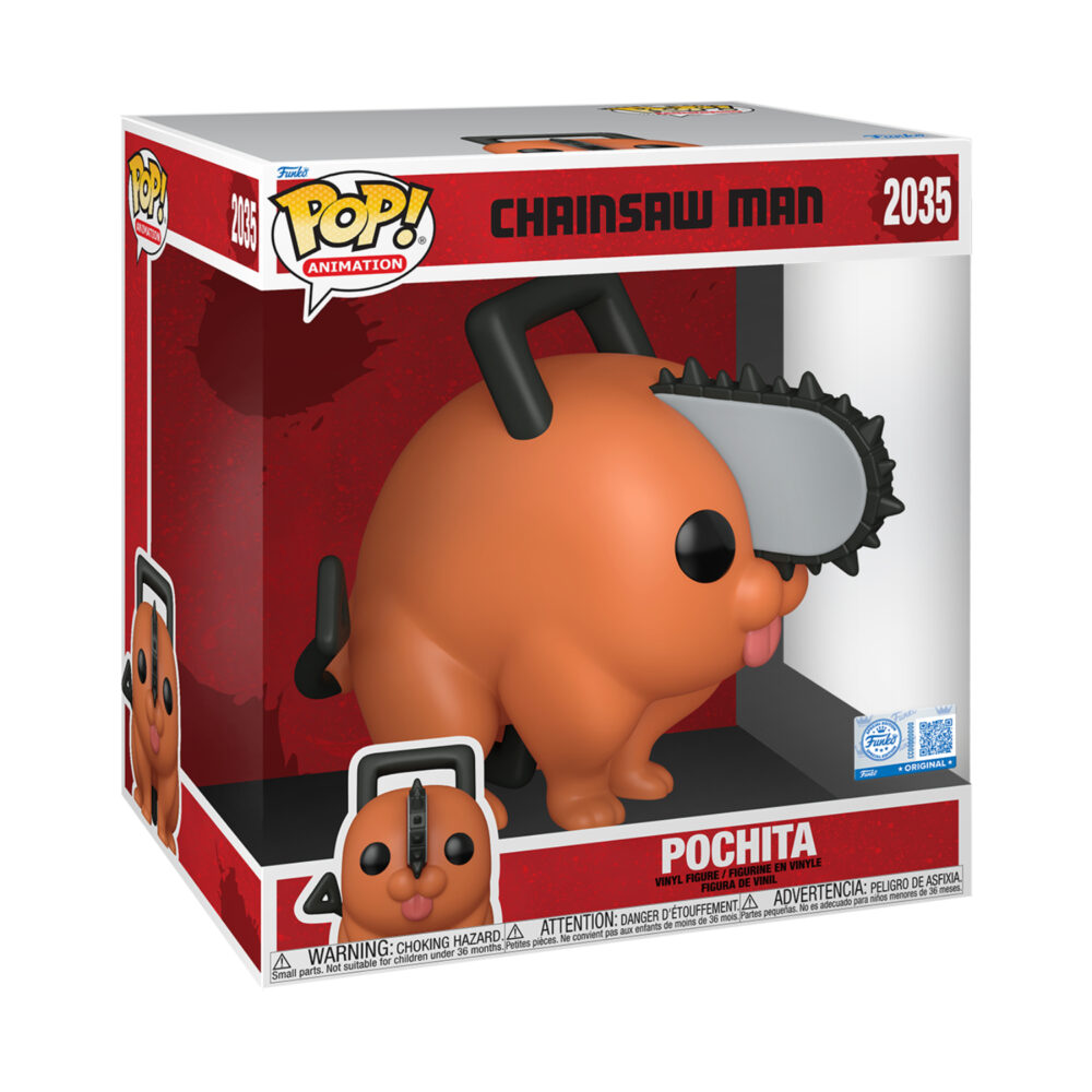 Pochita – Chainsaw Man Funko Pop Jumbo Vinyl Figure #2035