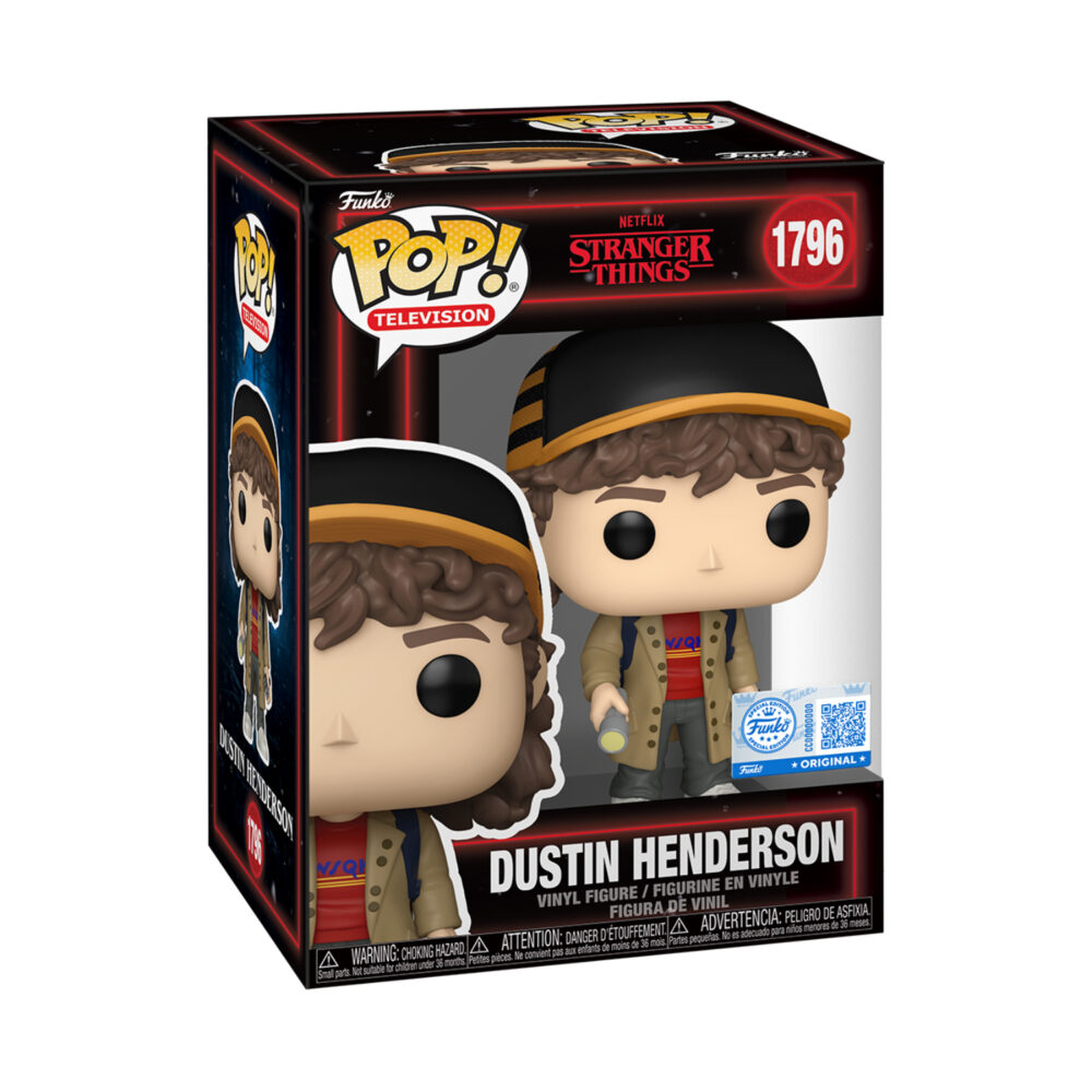Dustin Henderson – Stranger Things Funko Pop Vinyl Figure – Special Edition #1796