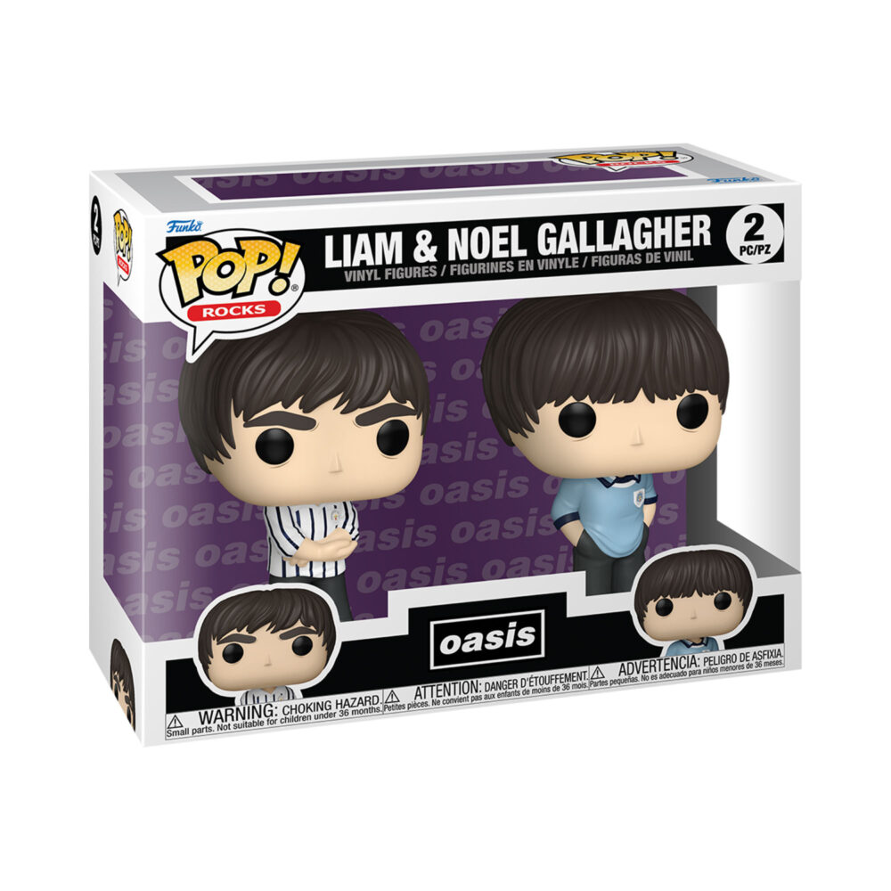 Liam & Noel Gallagher – Oasis Funko Pop Vinyl Figure – 2 Pack