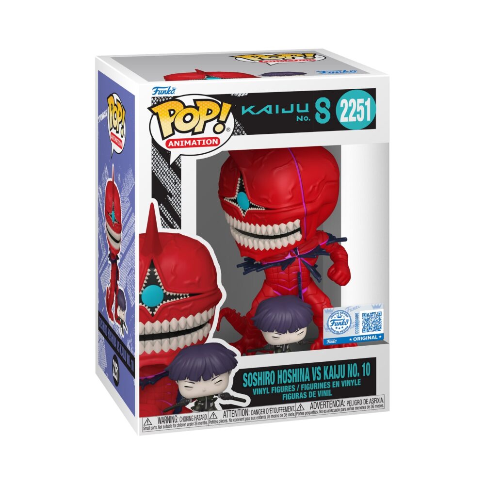 Soshiro Hoshina vs Kaiju No. 10 – Kaiju No. 8 Funko Pop Figure – Special Edition #2251