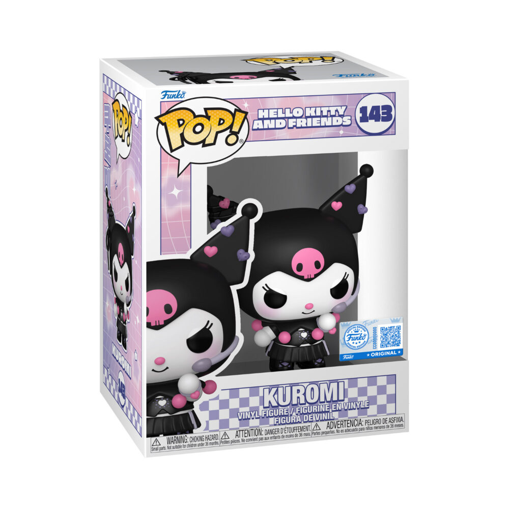 Kuromi (K-Pop Outfit) – Hello Kitty and Friends Funko Pop Figure – Special Edition #143