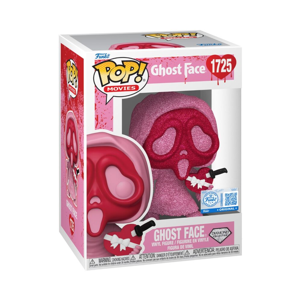 Ghost Face (Valentine)(Diamond) – Ghost Face Funko Pop Figure – Special Edition #1725