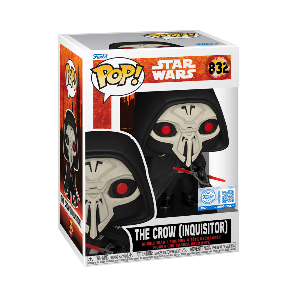 The Crow (Inquisitor) – Star Wars Funko Pop Figure – Special Edition #832
