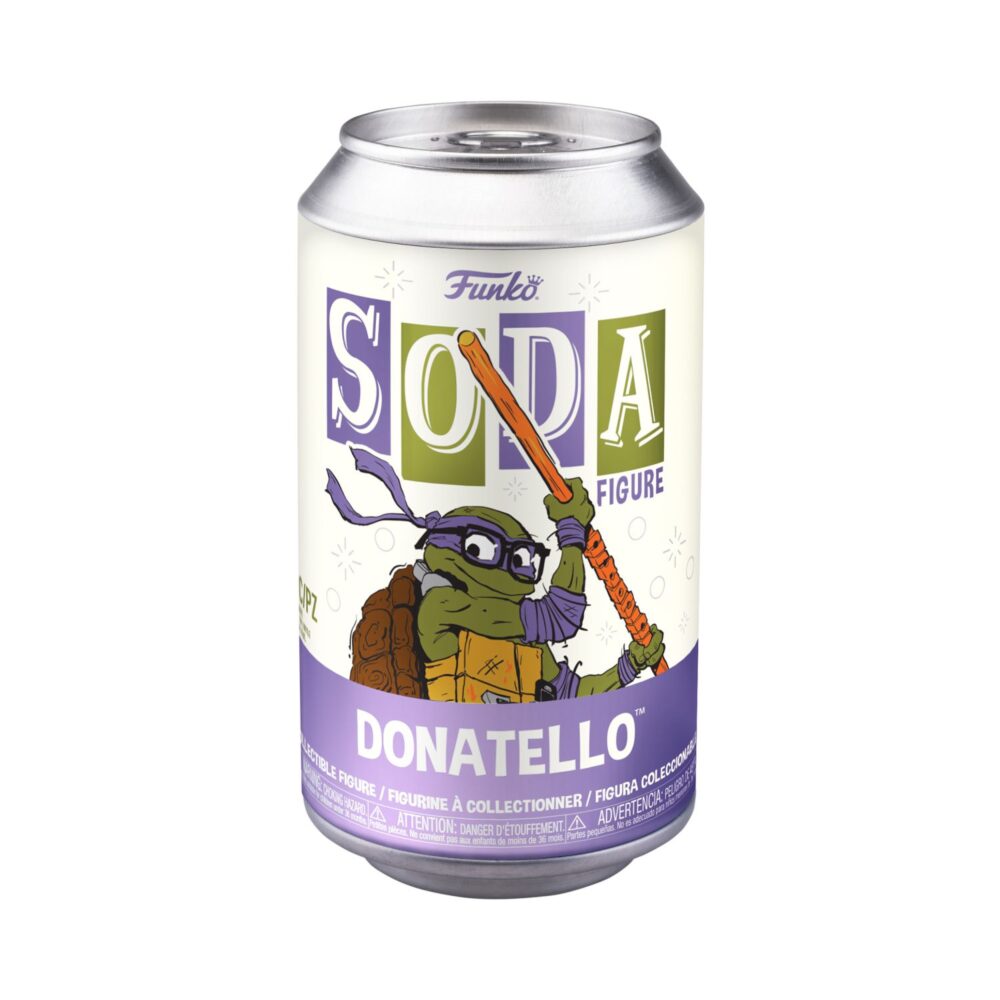 Welcome Donatello Funko SODA to your team, fighting evil within your Teenage Mutant Ninja Turtles: Mutant Mayhem™ collection.